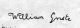 Signature of William Grist