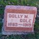 Dolly M Cole Grave