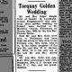 Golden Wedding, Torquay Herald Express, Dec 22 1948